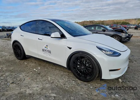 2021 Tesla Model Y из США, поврежденный, VIN 5YJYGDEE4MF294598